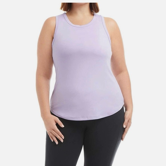 Danskin Women's 2 Pack Moisture Wicking Airbrush Tank - Picture 2 of 5